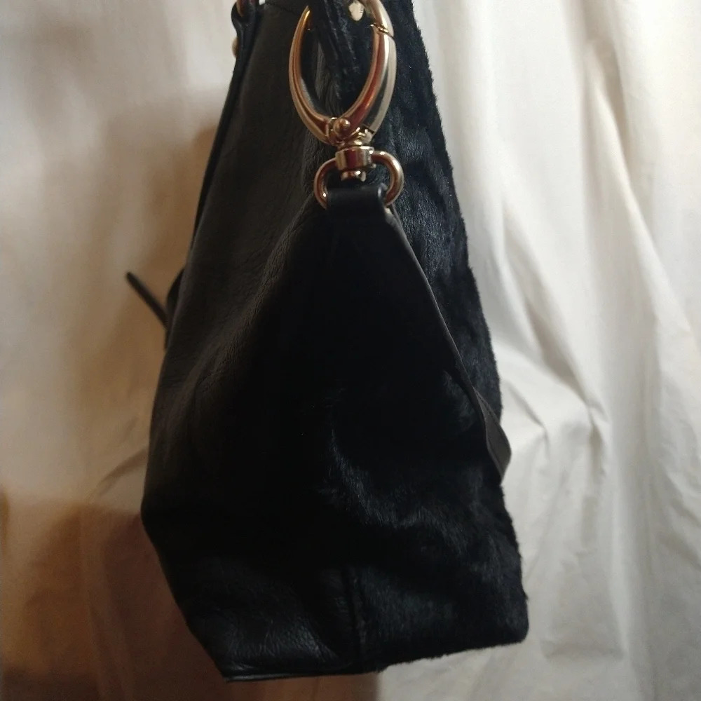 PULICATI Calve Hair/Leather Satchel NWOT 😍 - Picture 6 of 11